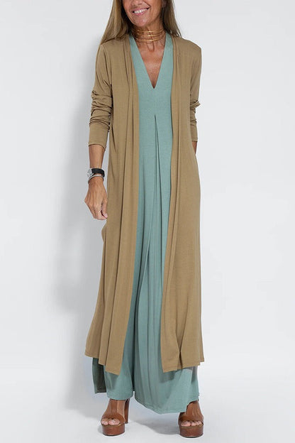 Novaya™ - Robe longue élégante + gilet assorti OFFERT